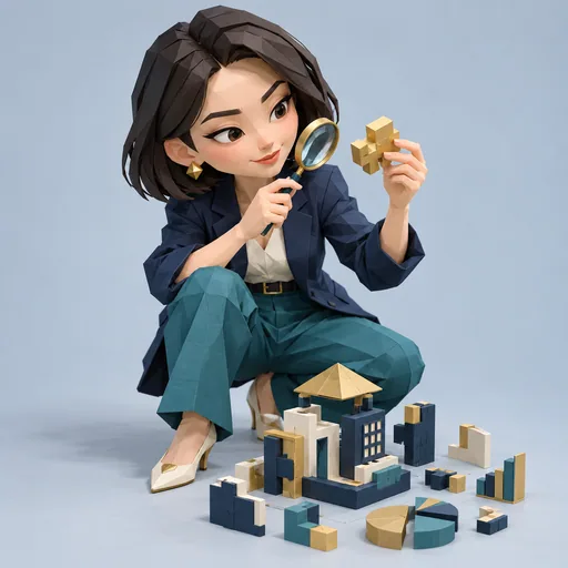 商业拆解师卡通人物
